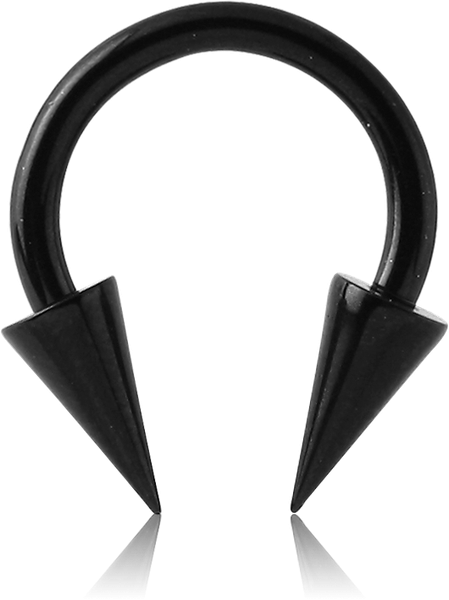 Blacksteel Circular Barbel & mini spike