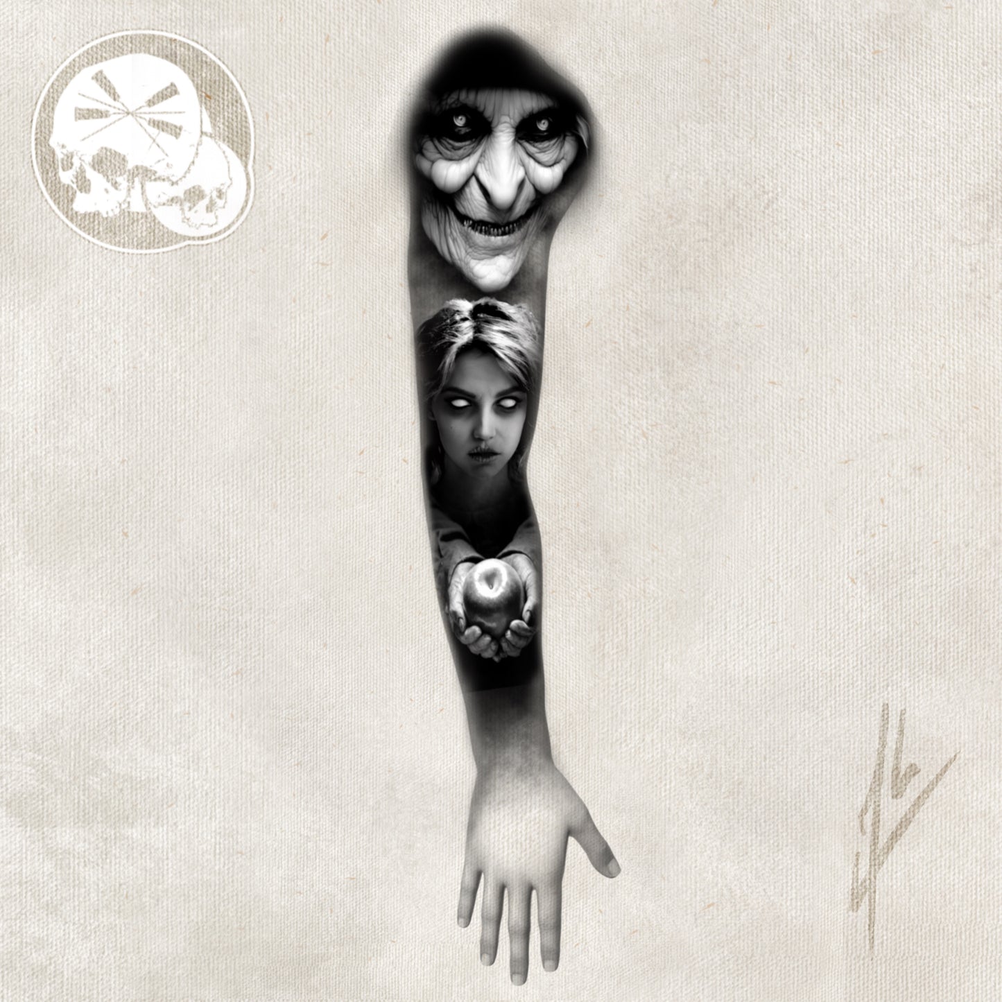 Arrhes Tattoo - Flash - Projet Dark Snow White par Alex de The Needles Factory