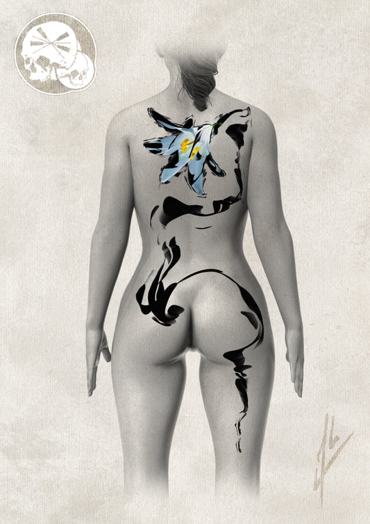 Arrhes Tattoo - Flash - Projet Lys graphique par Alex de The Needles Factory