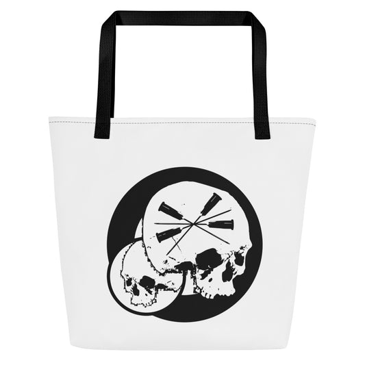 Tote bag large The Needles Factory "Skulls & Needles"