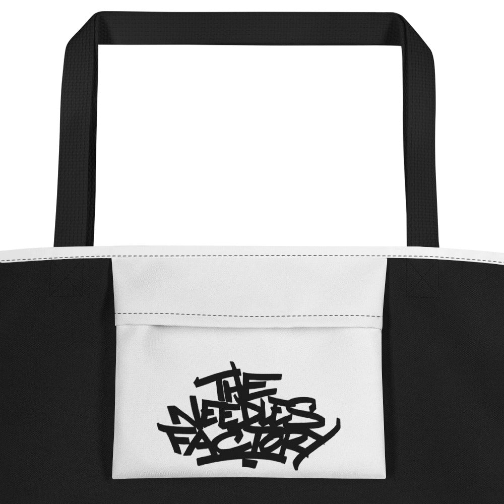 Tote bag large The Needles Factory "Skulls & Needles"