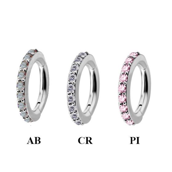 Piercing de nombril à charnière