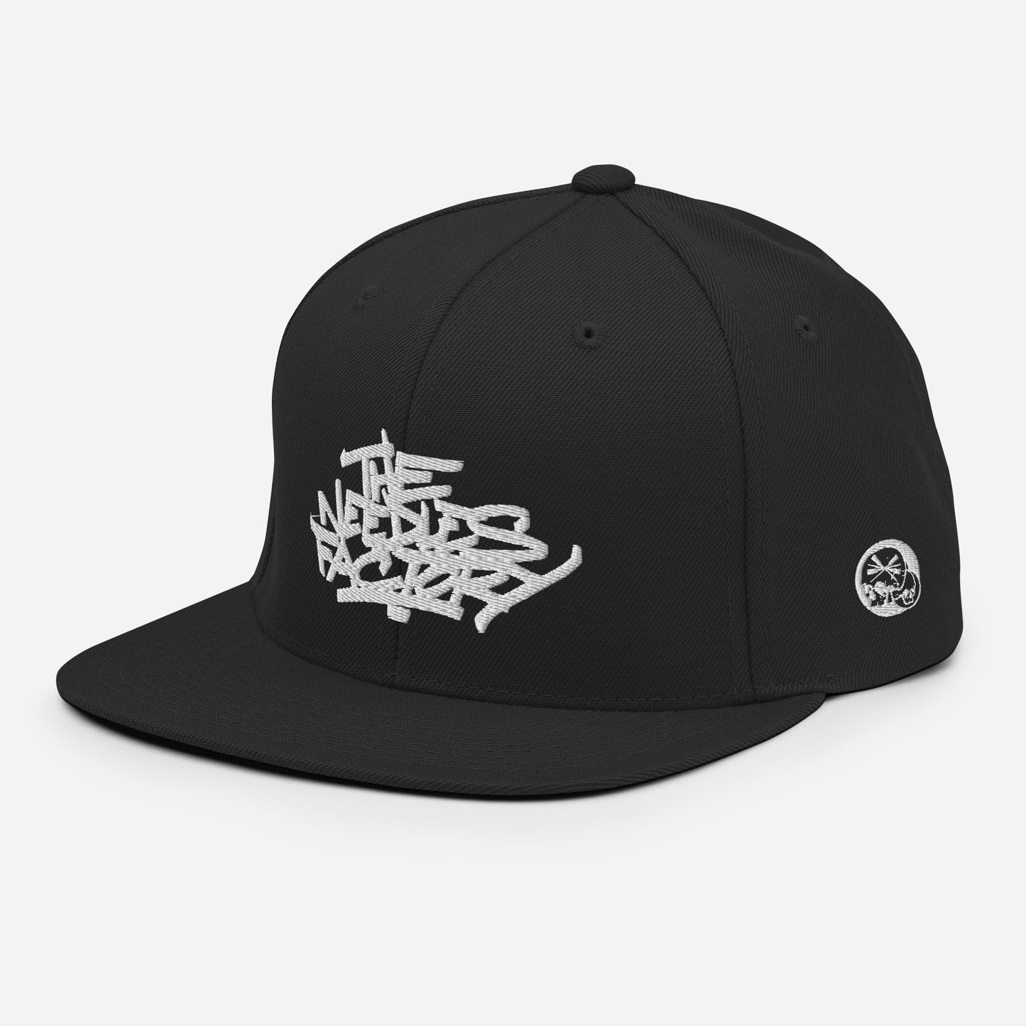 Casquette Snapback Brodé blanc Lettring The Needles Factory Free Shipping