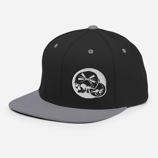 Embroidered Snapback Cap – The Needles Factory Logo