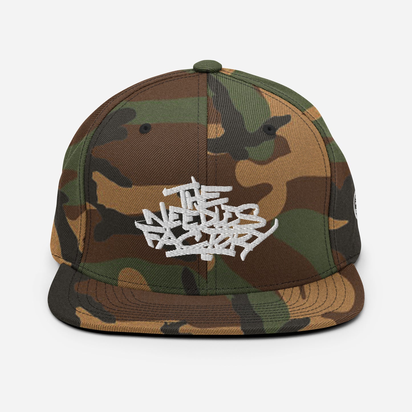 Casquette Snapback Brodé blanc Lettring The Needles Factory Free Shipping