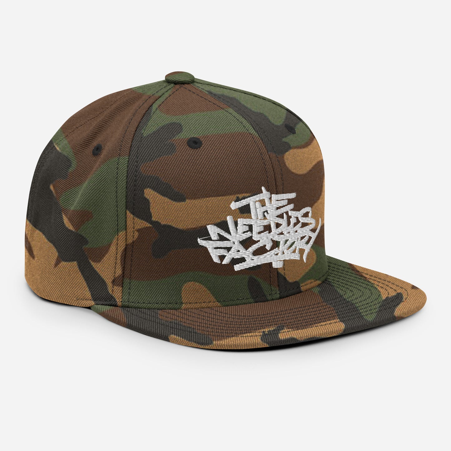 Casquette Snapback Brodé blanc Lettring The Needles Factory Free Shipping