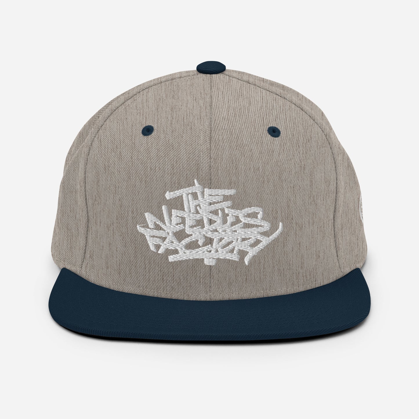 Casquette Snapback Brodé blanc Lettring The Needles Factory Free Shipping