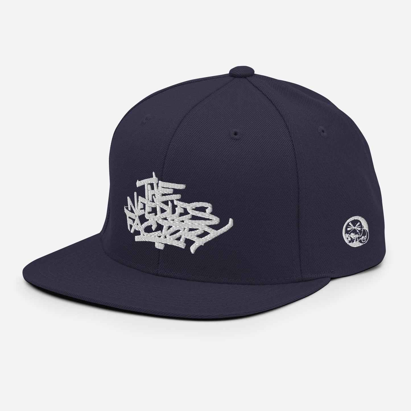 Casquette Snapback Brodé blanc Lettring The Needles Factory Free Shipping