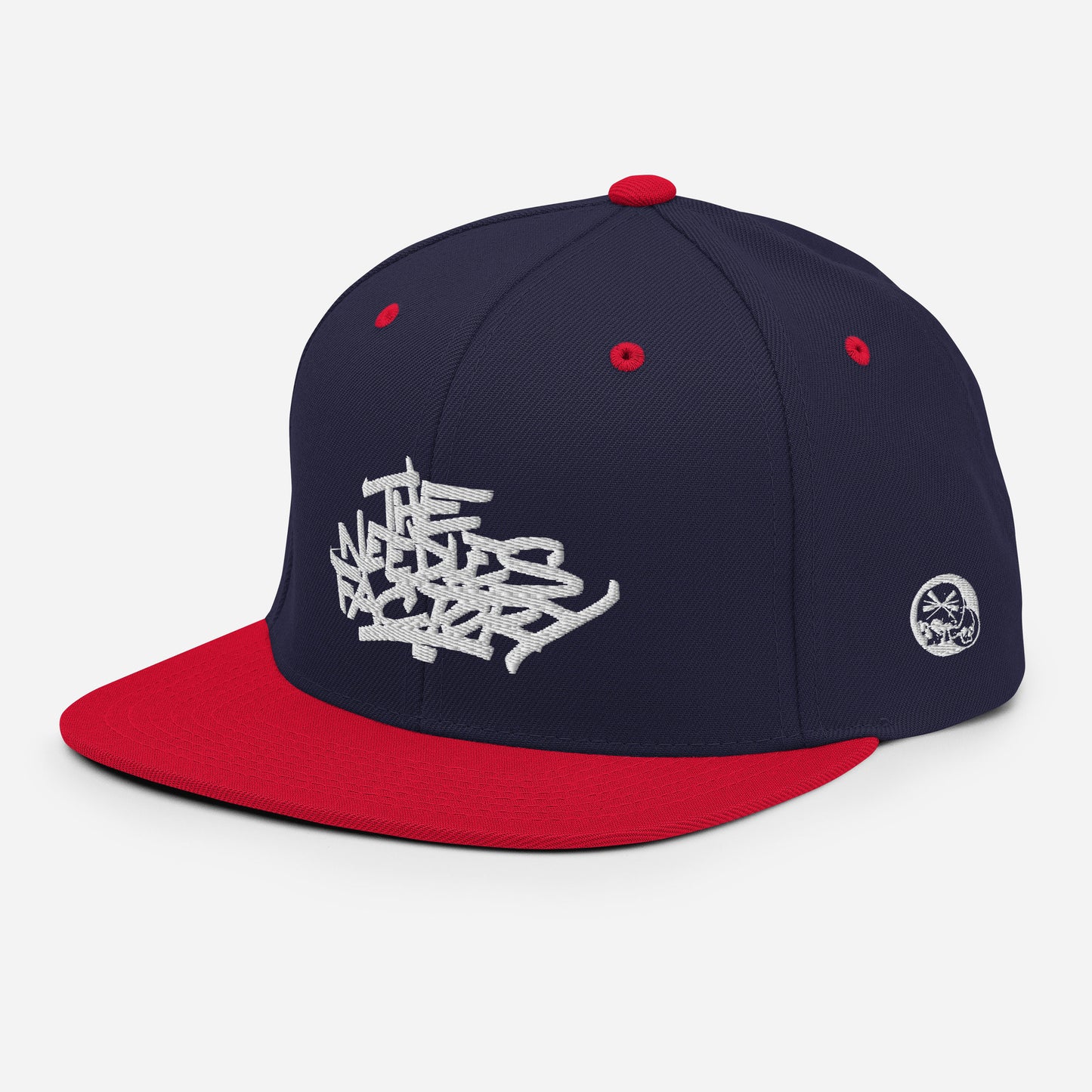 Casquette Snapback Brodé blanc Lettring The Needles Factory Free Shipping