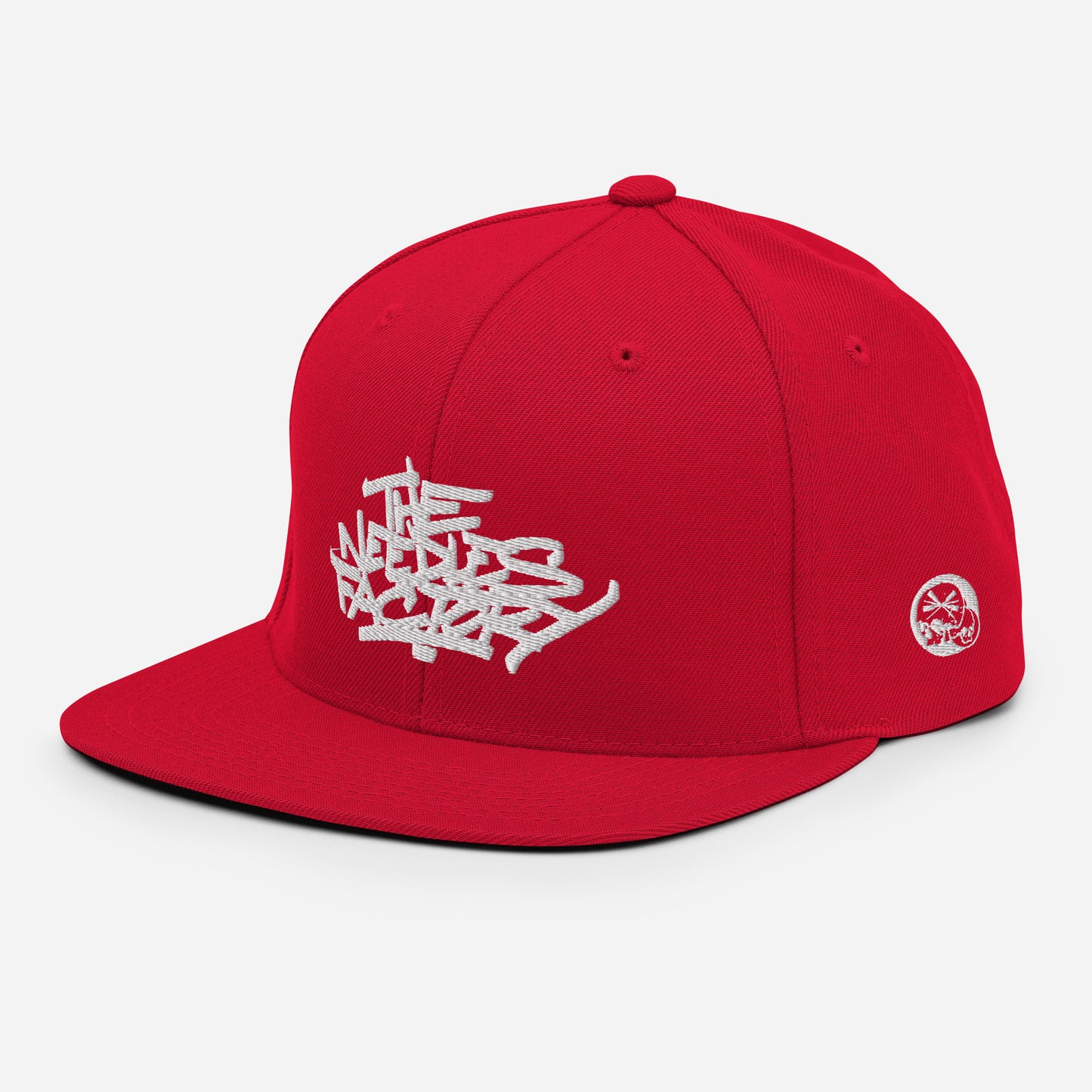 Casquette Snapback Brodé blanc Lettring The Needles Factory Free Shipping