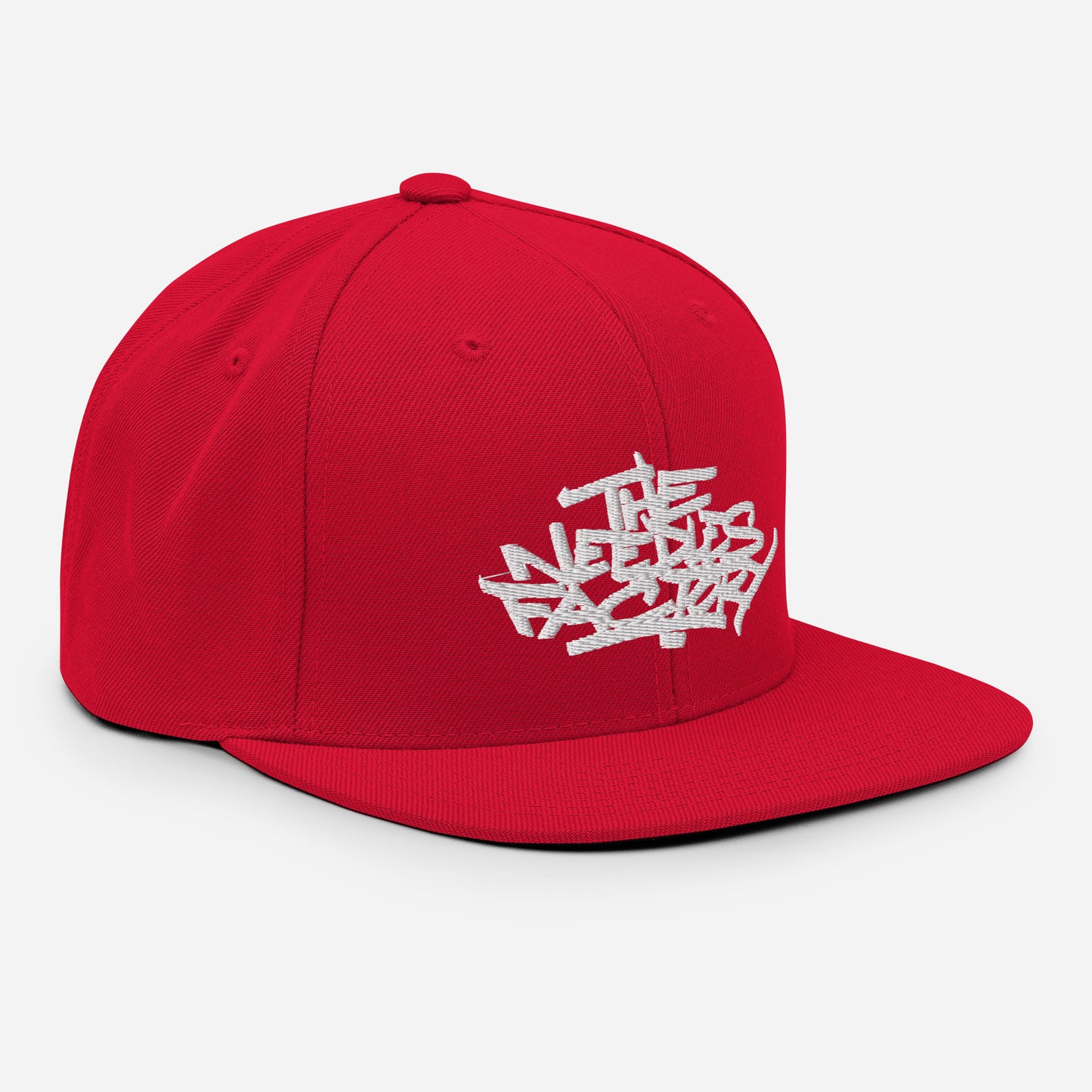 Casquette Snapback Brodé blanc Lettring The Needles Factory Free Shipping