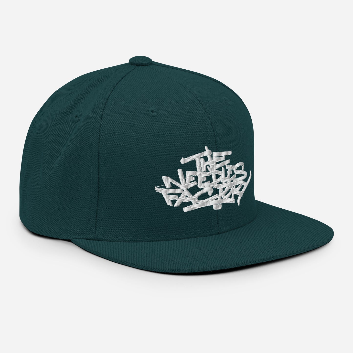 Casquette Snapback Brodé blanc Lettring The Needles Factory Free Shipping