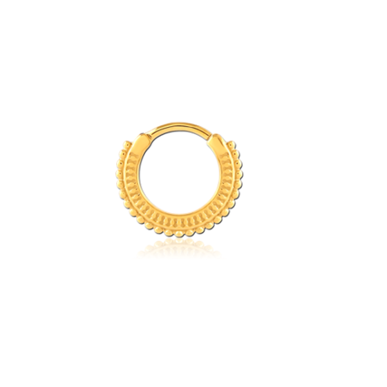 PVD Gold Hinged Ring