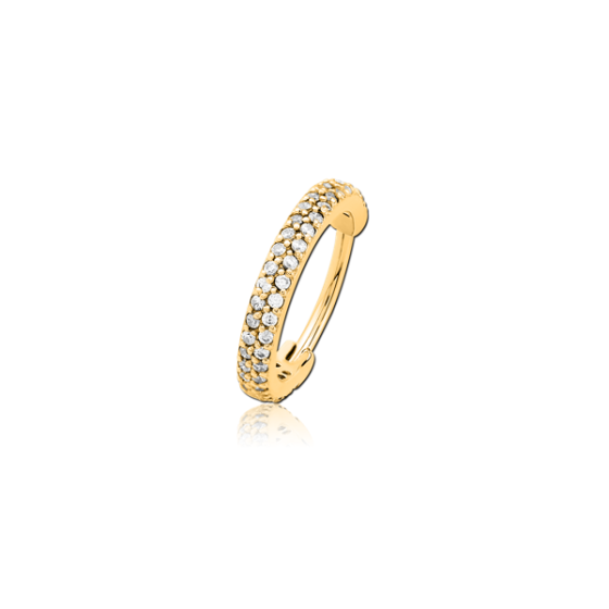 Anneau PVD Gold à Charnière