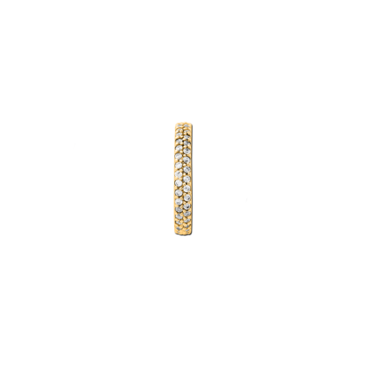 PVD Gold Hinged Ring
