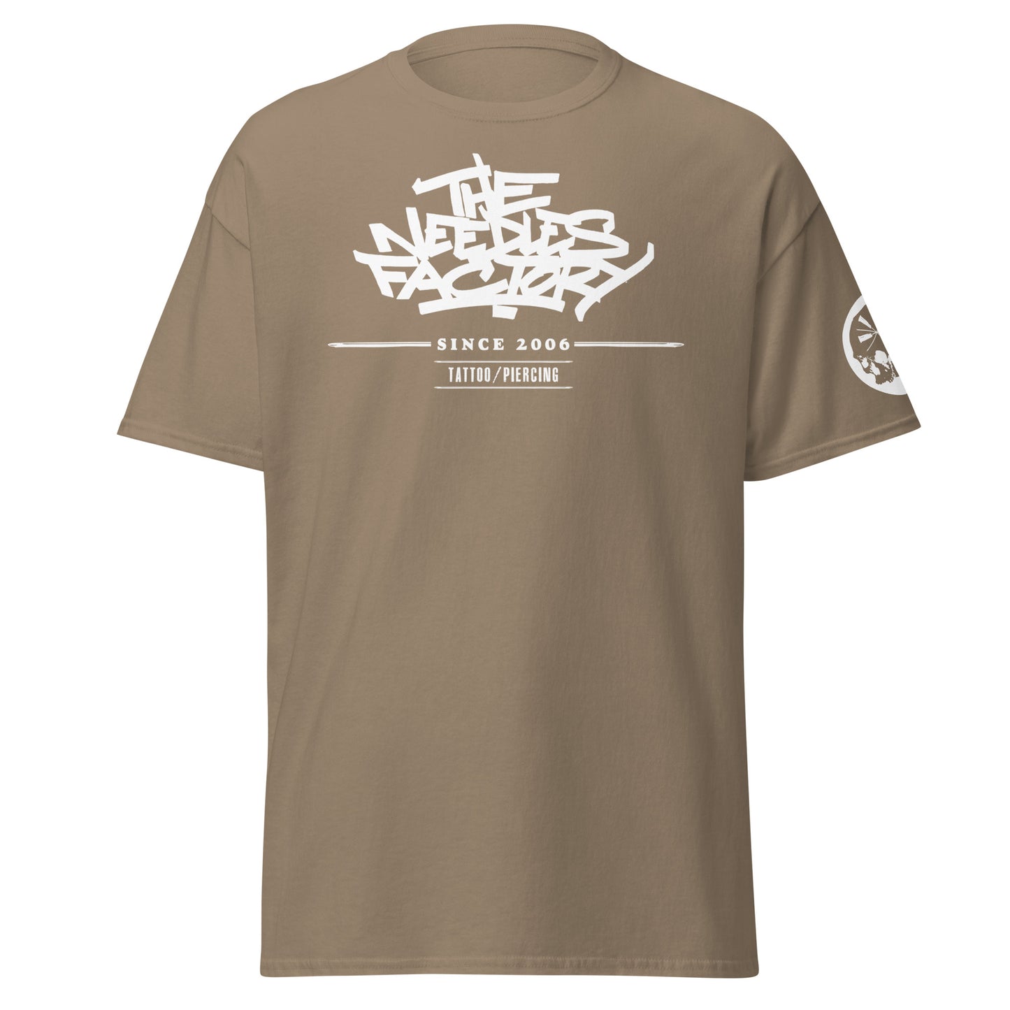 T-shirt classique homme The Needles Factory "Pivoine Graphique"