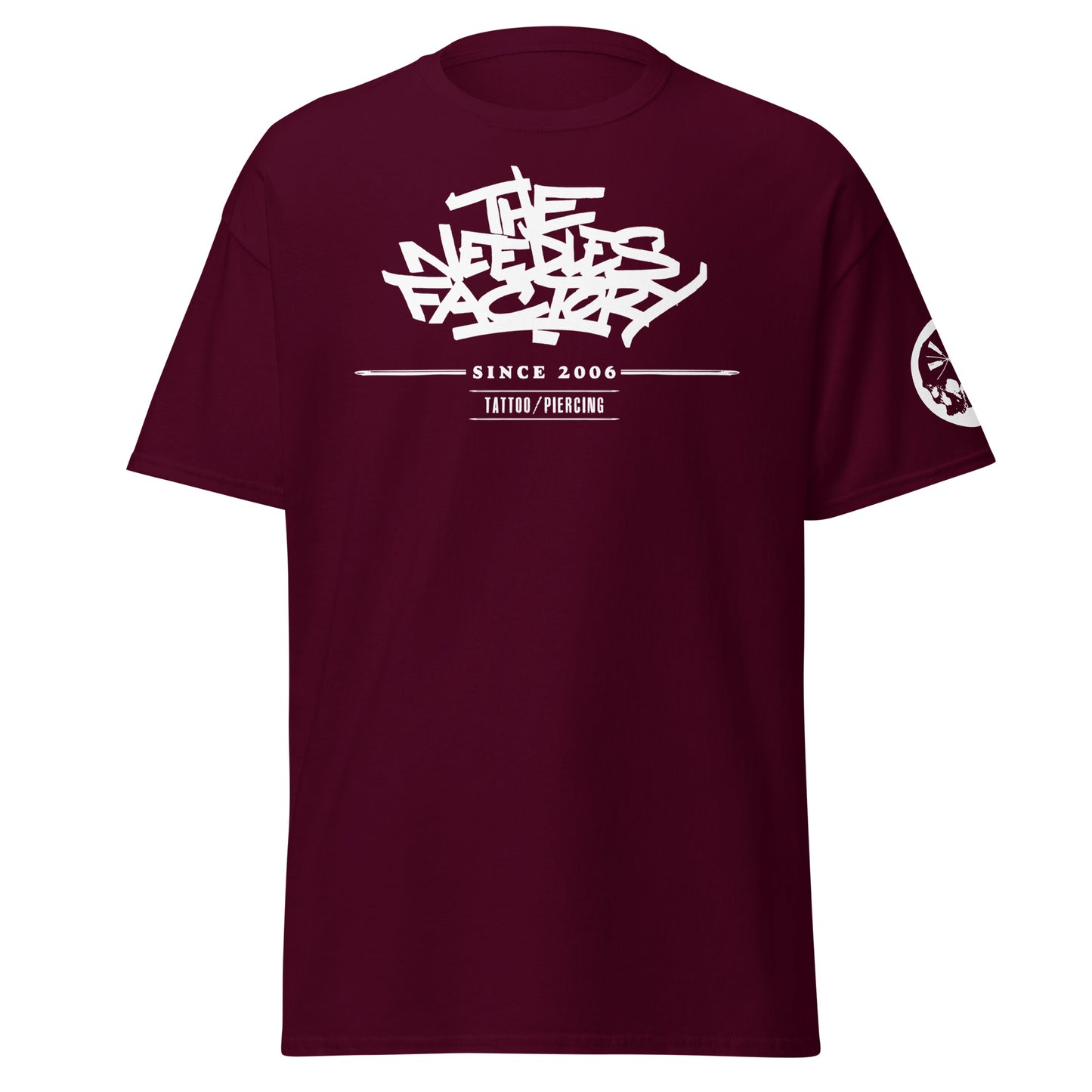 T-shirt classique homme The Needles Factory "Pivoine Graphique"