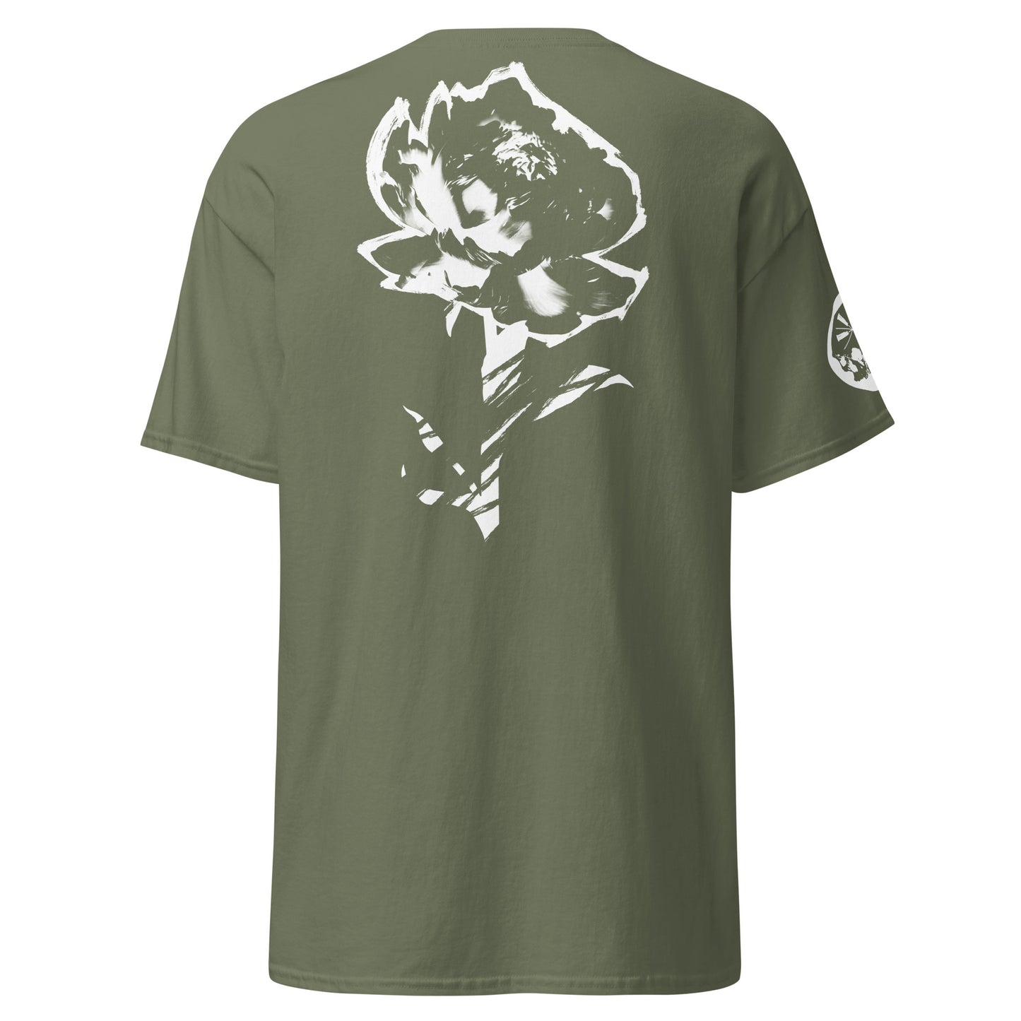 T-shirt classique homme The Needles Factory "Pivoine Graphique"