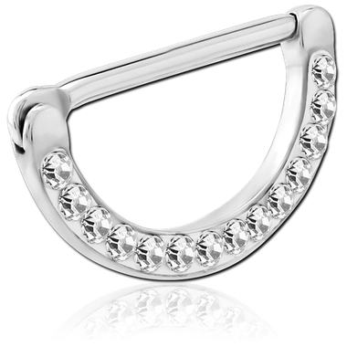 Bijoux de téton à charnière