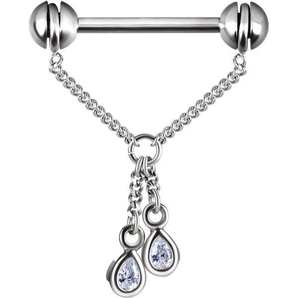Bijoux de téton acier 316L