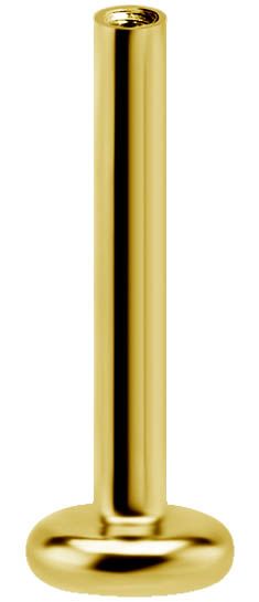 TITANIUM PVD Gold Internal Labret 0.9 mm Disc 3
