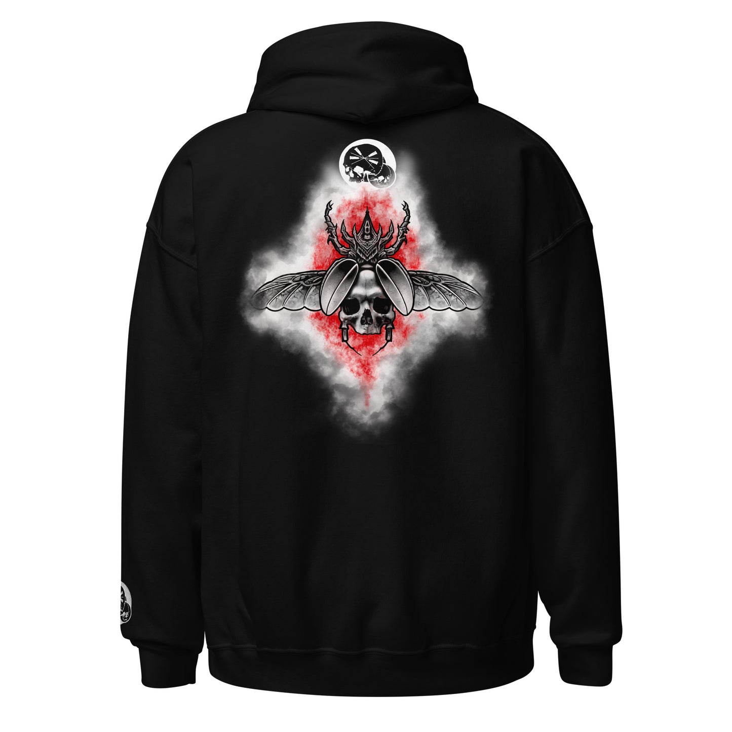 Sweat à capuche The Needles Factory "Scarabée Skull"