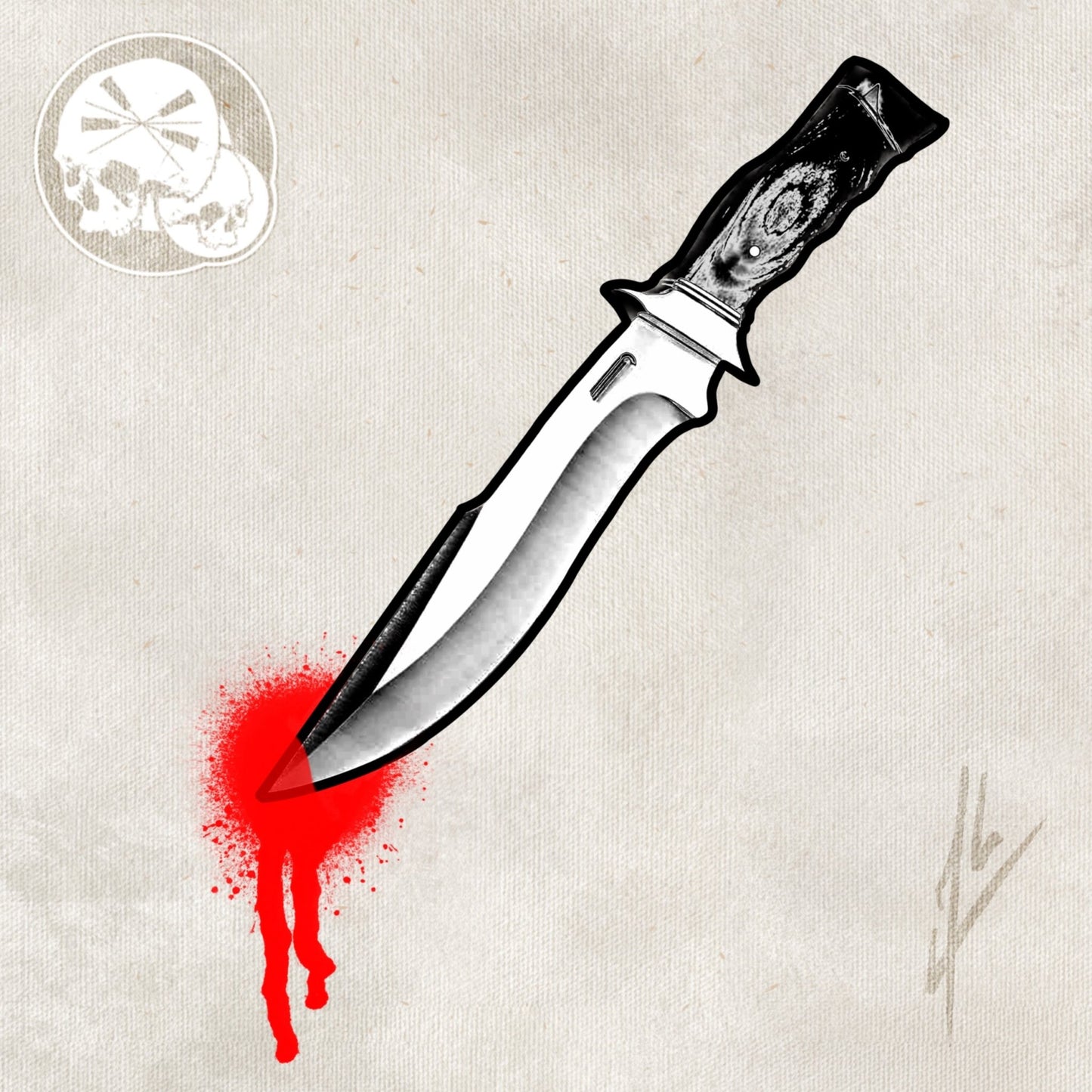 Arrhes Tattoo pour réservation - Flash - Knife 1 - avec Alex de The Needles Factory - The Needles Factory