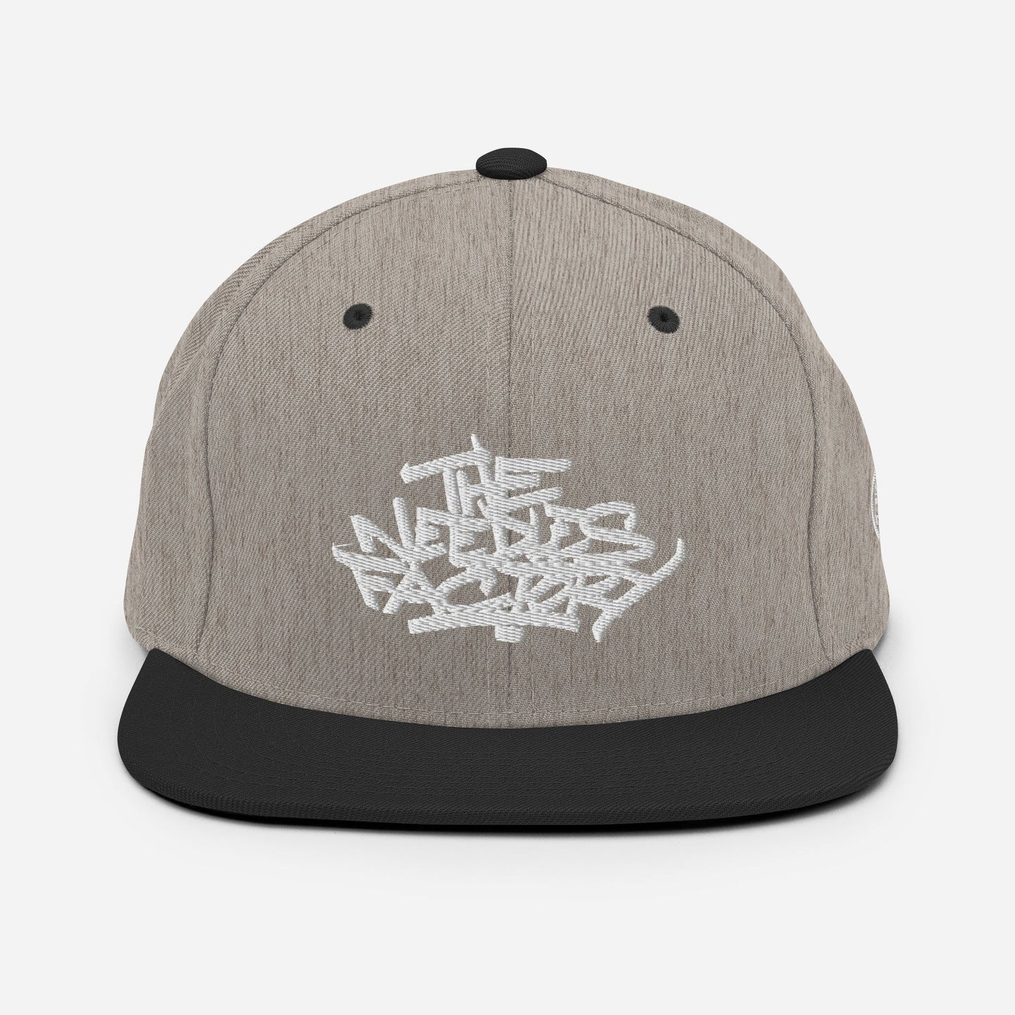 Casquette Snapback Brodé blanc Lettring The Needles Factory Free Shipping - The Needles Factory