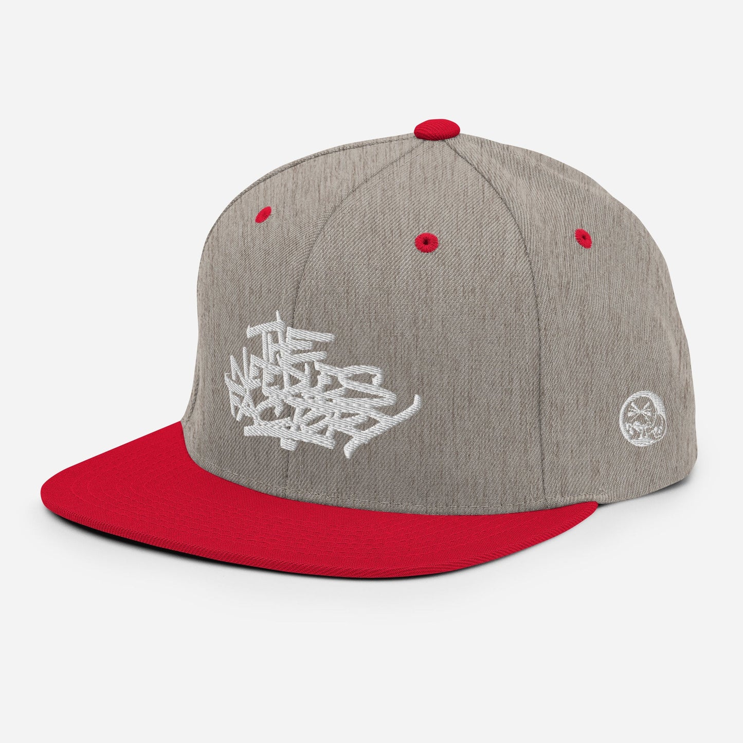 Casquette Snapback Brodé blanc Lettring The Needles Factory Free Shipping - The Needles Factory