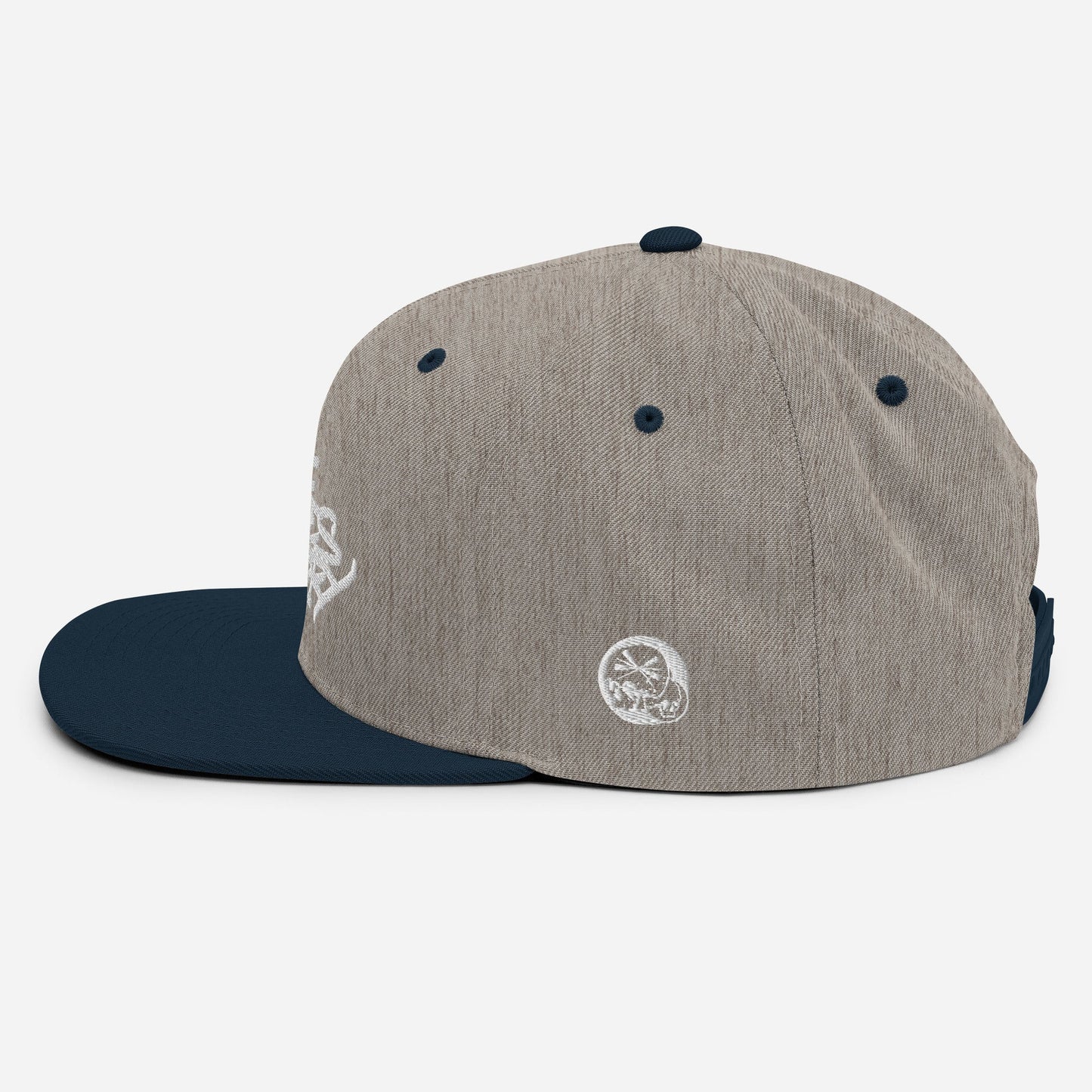 Casquette Snapback Brodé blanc Lettring The Needles Factory Free Shipping - The Needles Factory