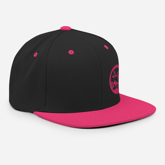 Casquette Snapback Brodé rose The Needles Factory Free Shipping - The Needles Factory