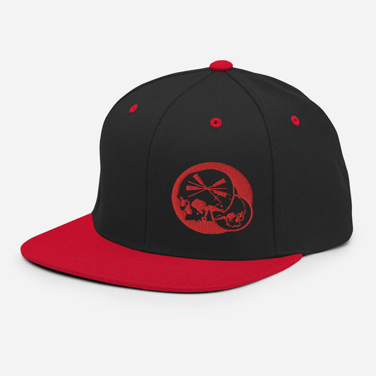 Casquette Snapback Brodé rouge The Needles Factory Free Shipping - The Needles Factory