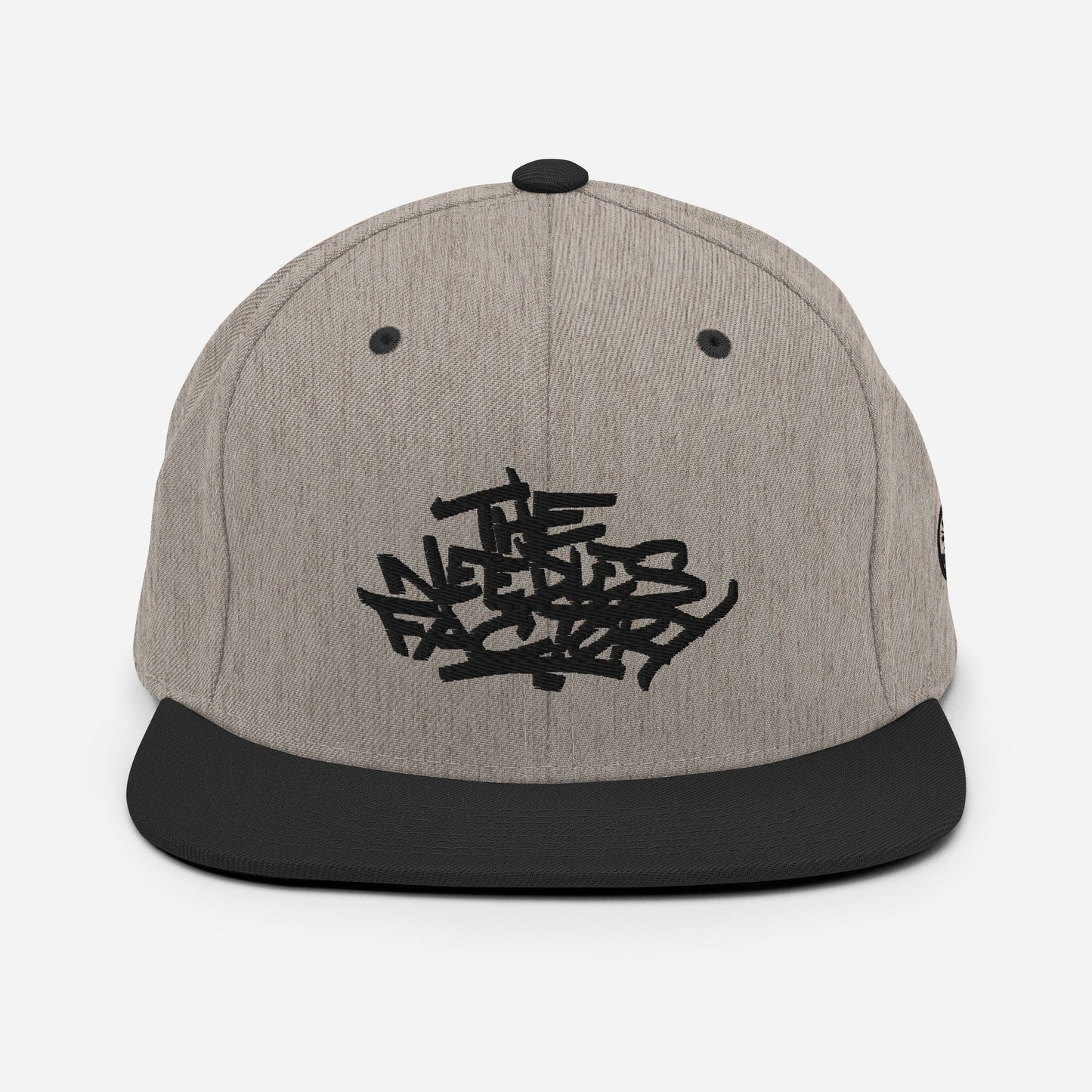Casquette Snapback Broderie noire The Needles Factory - The Needles Factory