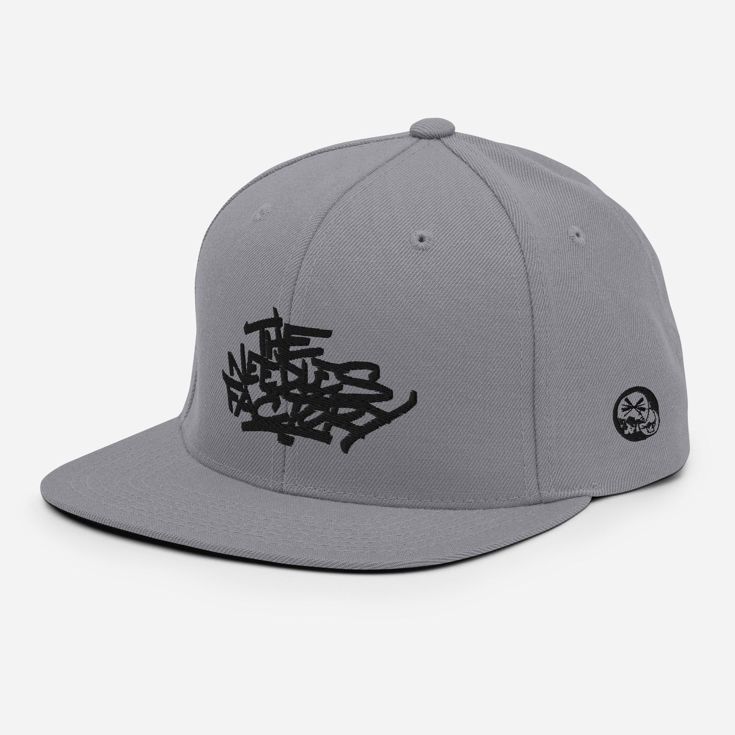 Casquette Snapback Broderie noire The Needles Factory - The Needles Factory