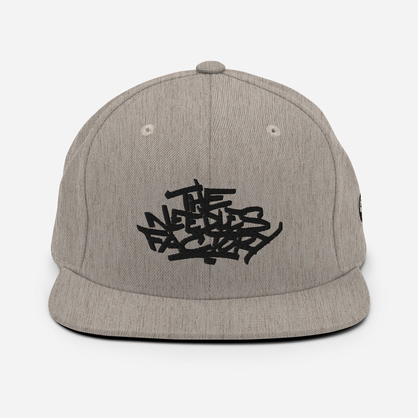 Casquette Snapback Broderie noire The Needles Factory - The Needles Factory