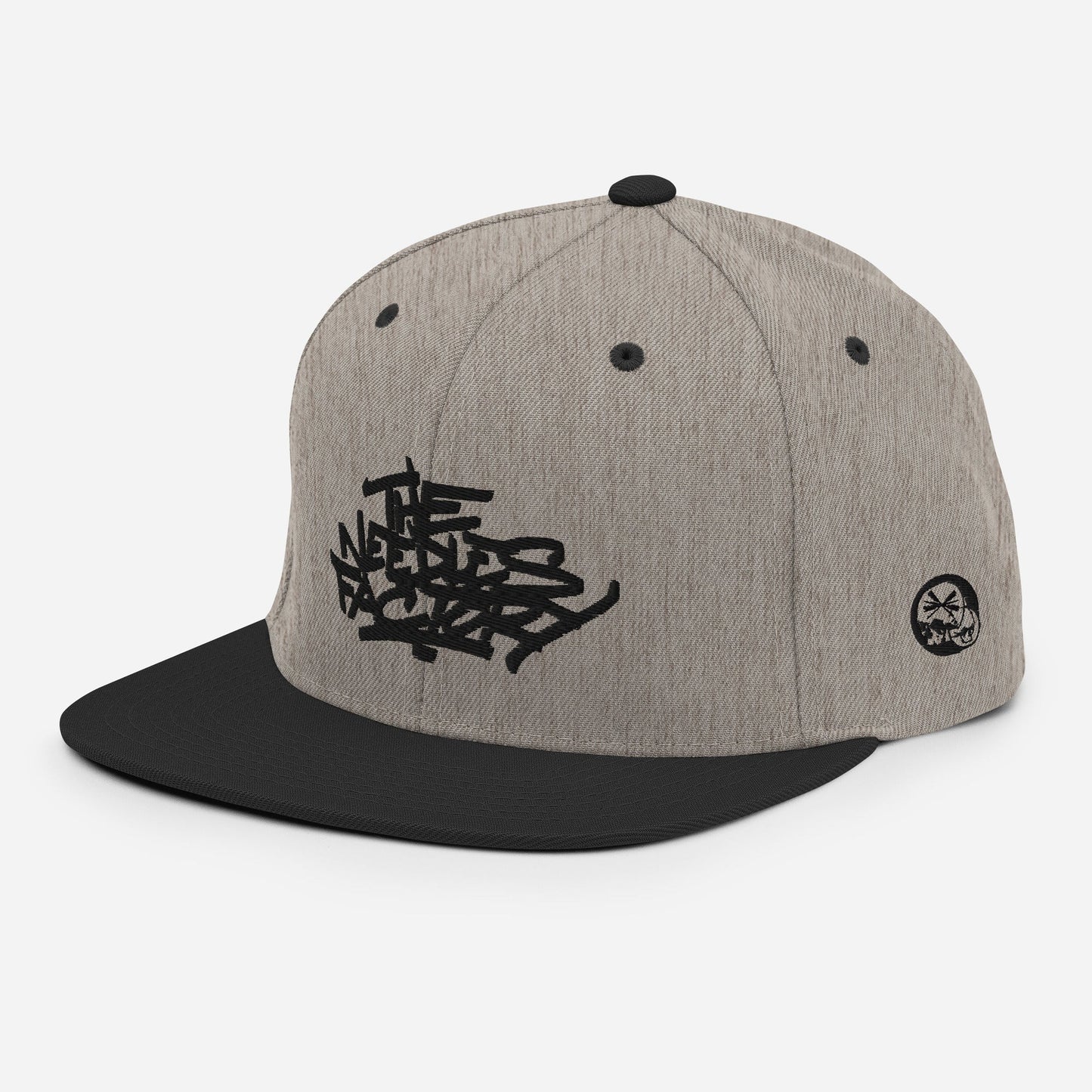 Casquette Snapback Broderie noire The Needles Factory - The Needles Factory