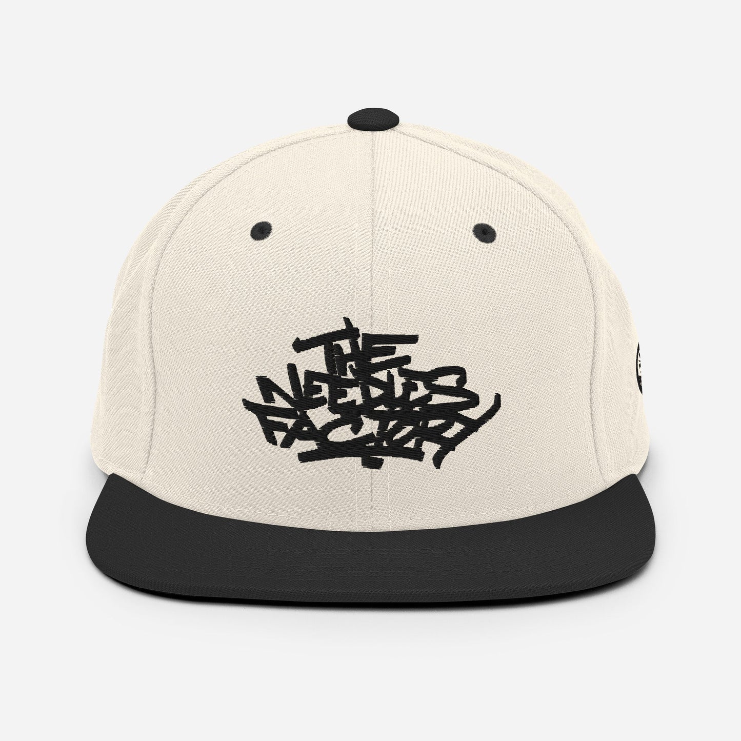 Casquette Snapback Broderie noire The Needles Factory - The Needles Factory