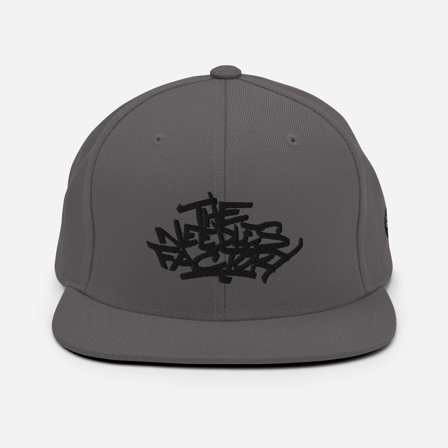 Casquette Snapback Broderie noire The Needles Factory - The Needles Factory
