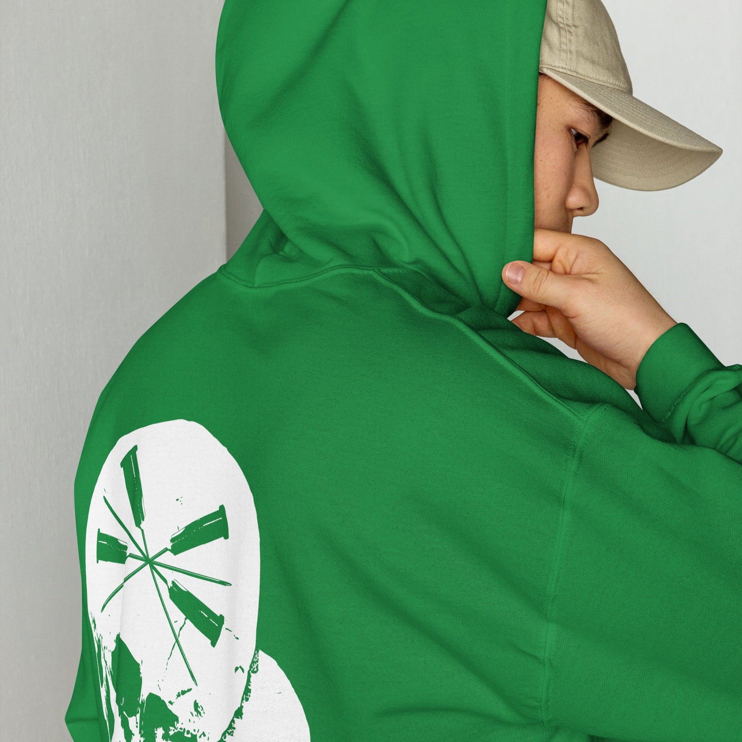 Sweat à capuche The Needles Factory avec logo Skulls & Needles Free Shipping - The Needles Factory