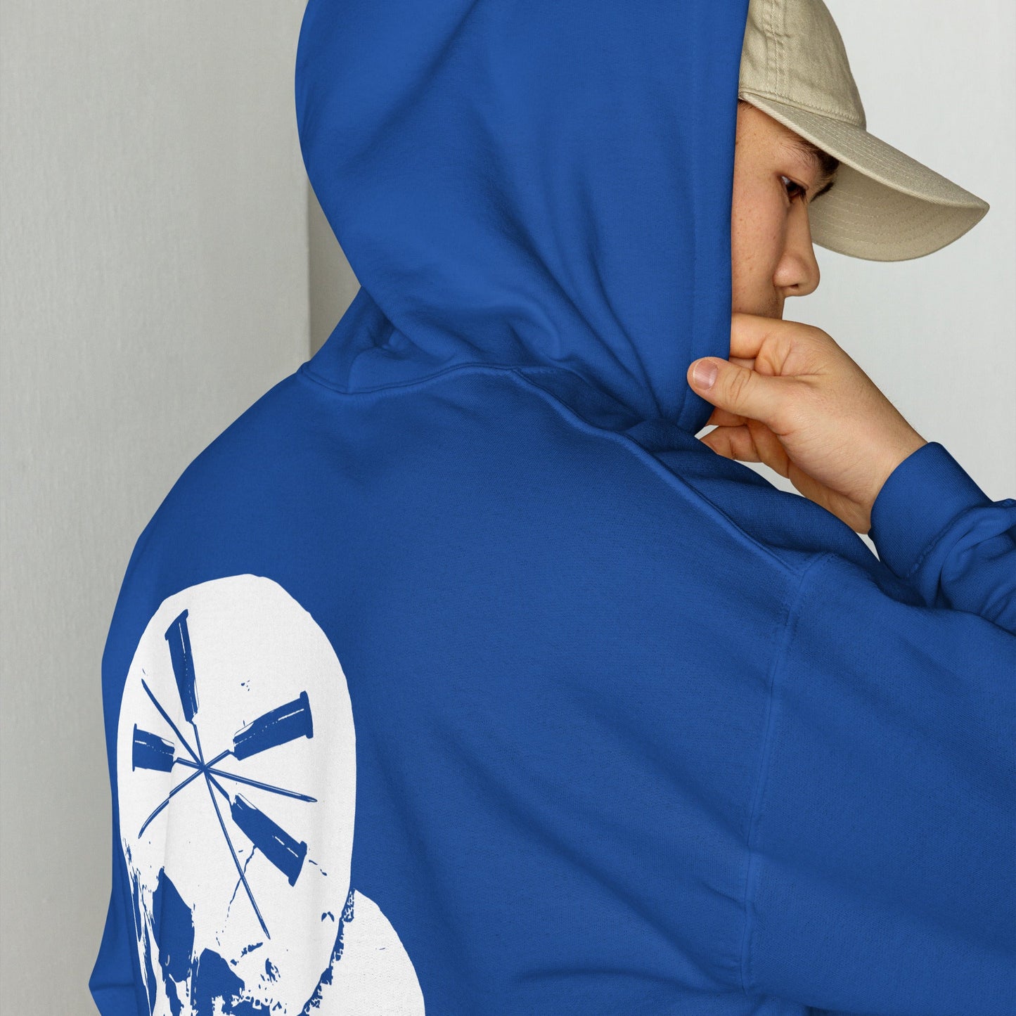 Sweat à capuche The Needles Factory avec logo Skulls & Needles Free Shipping - The Needles Factory