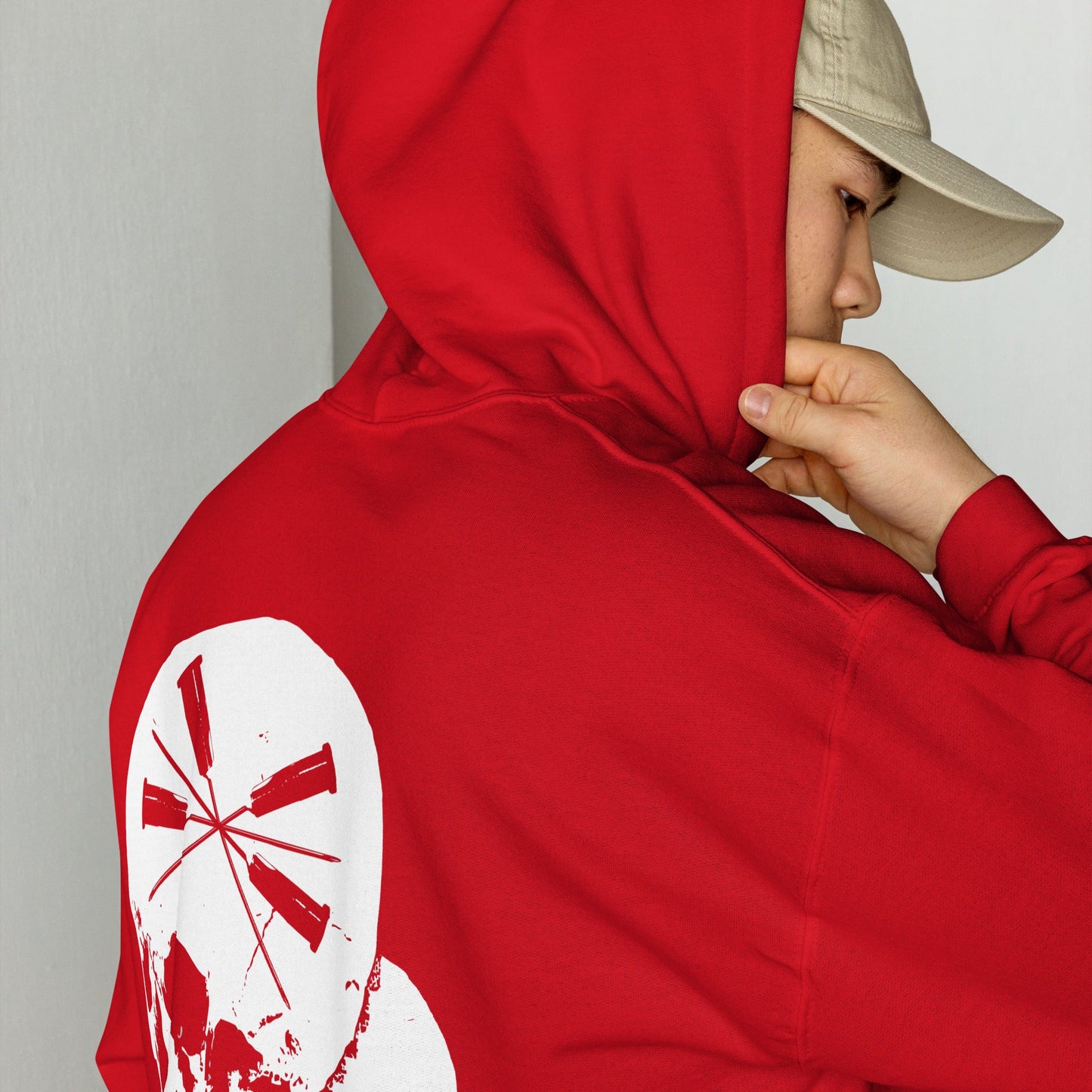 Sweat à capuche The Needles Factory avec logo Skulls & Needles Free Shipping - The Needles Factory