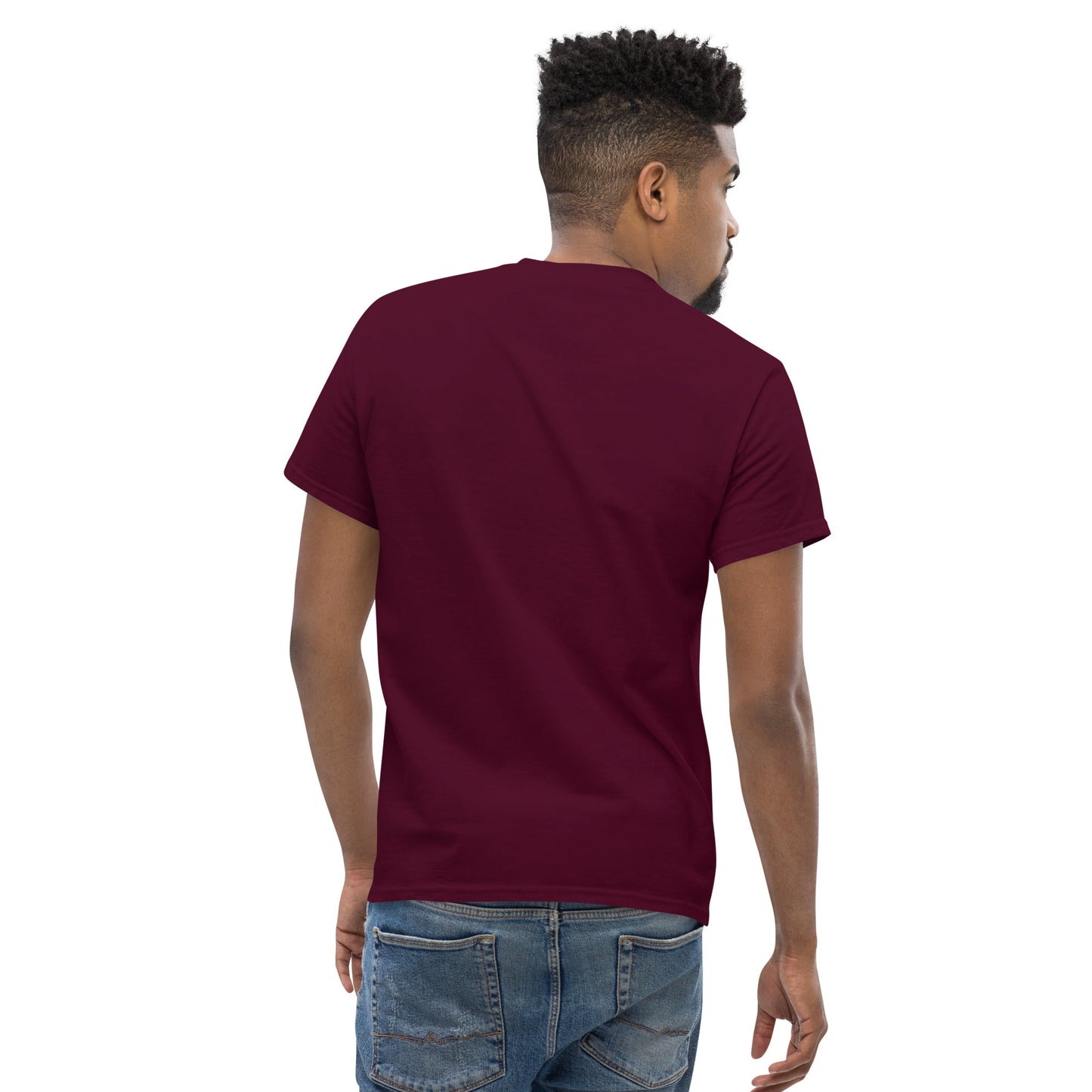 T-shirt classique homme "Démons" gravure blanche Free Shipping - The Needles Factory