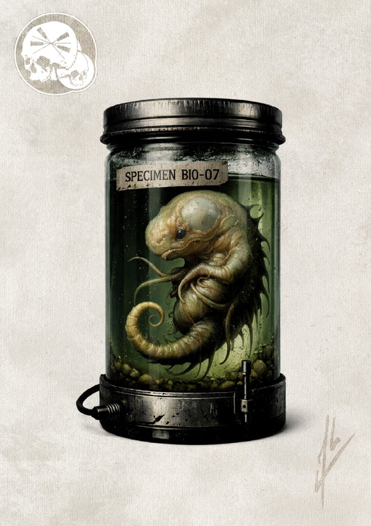 Réservation tatouage – Specimen BIO-07 – Projet dark art organique