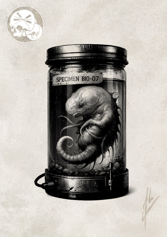 Réservation tatouage – Specimen BIO-07 – Projet dark art organique