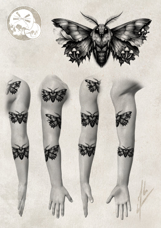 Réservation tatouage — Tatouage papillon de nuit