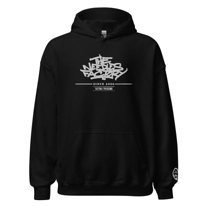 The Needles Factory White Embroidered Hoodie