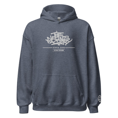 The Needles Factory White Embroidered Hoodie