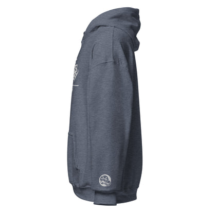 The Needles Factory White Embroidered Hoodie