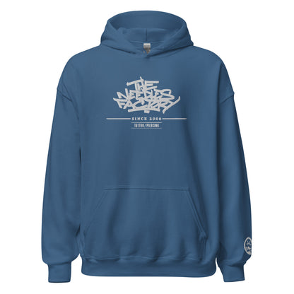 The Needles Factory White Embroidered Hoodie