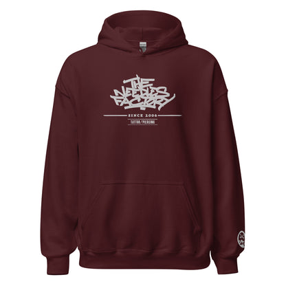 The Needles Factory White Embroidered Hoodie
